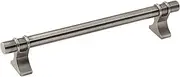 [Amerock] Davenport Davenport 6-5/16 in (160 mm) Center-to-Center Gunmetal Cabinet Pull, Gunmetal