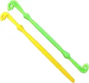 Tktouci Fish Hook Remover Tool, 2X Unhook Extractor Tool, Heavy Duty Professional Fishing Unhook Tool for Hook Knotting and Removal