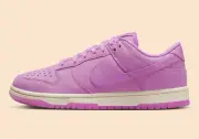 Nike Dunk Low PRM MF Rush Fuchsia Purple Pink DV7415-500 sz 12 Women = 10.5 Men