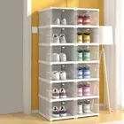 Space-saving Shoe Storage Stackable Organizer Transparent Box