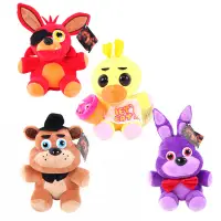 在飛比找蝦皮購物優惠-動漫玩具熊的五夜毛絨玩具 Fnaf World Freddy