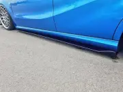 Black Gloss Side skirts addons / diffusers / diffusers For Audi TT RS, TTS, 8J