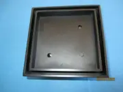 Black Square Bathroom Floor Grate Waste Drain Tile Insert Strip