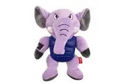 GIGWI IM HERO ARMOUR ELEPHANT PLUSH SQUEAK
