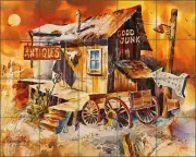 Ceramic Tile Mural Backsplash Cullar Country Life Art WC107