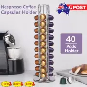 Nespresso Coffee Pod Holder Stand Dispenser Rack Storage Capsule 40 Pods IH