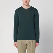 [Roberto Collina] Dark green sweater in cotton 54 IT Green