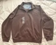 izod quarter zip 1/4 pullover sweater xl