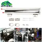 Universal Polished Stainless Steel 2" x 13" 20OZ Radiator Coolant Overflow Tank