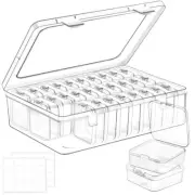 Mauproy Small Bead Organizers, 30 Plastic Storage Cases, Mini 1 Pack 30 Pcs
