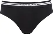 [Thermowave] Merino Life Women's Black Underwear, 160 GSM Merino Wool Underwear Briefs, Stretchy and Soft Hipster Briefs for Women, Anti-Odour Sports Underwear for Women, XS, Black