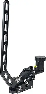 Parking Brake Car ModificationUniversal Long-Handle Drift Brake Curved Handbrake Symphony Racing Drift Hydraulic Handbrake Car Handbrake Lever(Black)