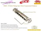 Gibson - Faber 59 Vintage Wraparound Compensated Tailpiece Brass Bar Intonation