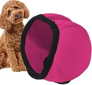 Dog Calming Hoodie,Noise Protection Ear Covers for Dogs - Waterproof Earmuffs, Anti-Slip Adjustable Snood for Pet Grooming, Bath, Firework