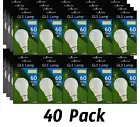 40 pk = 4 x 10 x 60W BULK GLS Light Globe Bulbs Lamps 240 V Pearl BC B22 Bayonet