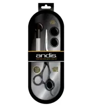 ANDIS STAINLESS STEEL 6.25" DOG GROOMING BLUNT/SAFETY TIP Straight SHEAR Scissor
