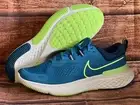 Nike React Miler 2 Imperial Blue Lime Glow Running Men's SZ 10 [CW7121 402]
