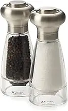 Maxwell & Williams Dynasty Stainless Steel Salt & Pepper Mill Set 16cm Gift Boxed