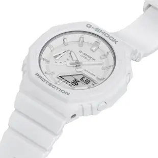 【CASIO 卡西歐】G-SHOCK WOMEN/農家橡樹系列/42mm/白(GMA-S2100-7A)