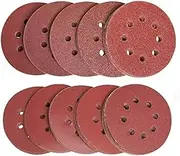 5" 125pcs Mixed Sanding Discs 60 80 100 120 240 Grit Orbital Sander Pads 125mm