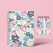 2025 Planner, Weekly and Monthly Planner Book, Jan.2025 to Dec.2025, A5 (6.2'' x 8.5") with Tabs, Metal Cladding Round Corners, Ideal for School, Teacher, Office (White-Pink)