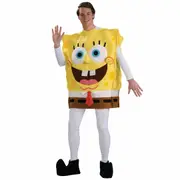 SpongeBob SquarePants Deluxe Nickelodeon Cartoon TV Move Men Costume STD