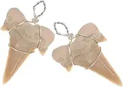 [SUPVOX] 4 Pcs Shark Tooth Pendant Male Necklace Neck Jewelry Necklace for Male Cool Necklace Charms Adjustable Necklaces for Men Charm Decor Men Necklaces Necklace for Men Neck Decor