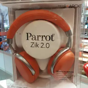 Parrot zik 2 橘色 耳罩式藍芽立體聲耳機展示品公司貨 B&w可參考