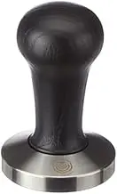 VIA CREMA Coffee Tamper 58 mm, Portafilter Tamper, Made in Italy by Motta (Tamper 58 mm, Black) Coffee Machine Portafilter Accessories