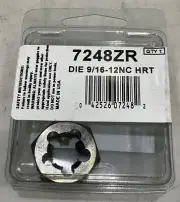 IRWIN HANSON 7248 ZR DIE 9/16-12NC HRT BOLT NUT 373