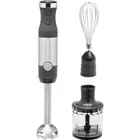 2-Speed Stainless Steel Immersion Hand Blender with Whisk, Blending, and Choppin