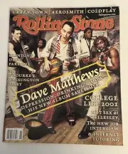 New Dave Matthews Band March 2001 Rolling Stone Magazine No Label Music HOF Nice