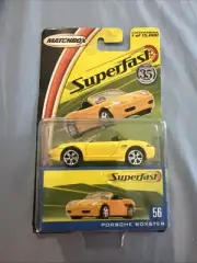 Matchbox Superfast # 56 Porsche Boxster Yellow Limited Edition 35 Years NIP