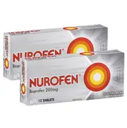 24x Nurofen 200mg Tablets Temporary Pain/Inflammation Relief Headache/Flu/Fever
