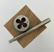 9/32-24 HSS UN Left Hand Thread Plug Tap & Die Set Stanley Plane Restoration