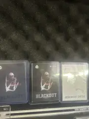 2024 Onit Lot Of 3 Jeremiah Smith Whiteout Will Howard Blackout 2x