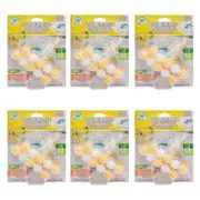 6x 2pc Air Fusion Toilet Bowl Cleaner & Air Freshener Odour Eliminator Lemon