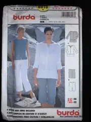 BURDA PATTERN #8918 Shirt T-Shirt Camiseta 10-22