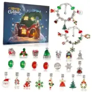 Christmas Advent Calendar Bracelets 2024 for Girls 24 Days Xmas Countdown