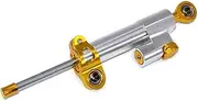 Motorcycle Handlebar Steering Damper for Y&amaha XJR1300 XJR 1300 2002-2015 Motorcycle Fiber Carbon Steering Damper Stabilizer Bracket Mounting Kit(500)