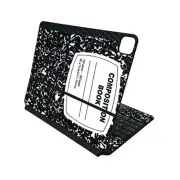 MightySkins Carbon Fiber Skin Compatible with Apple Magic Keyboard for iPad