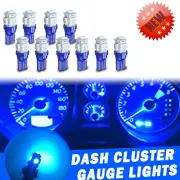 Fits92-96 Ford Bronco Dash Instrument Cluster Gauge blue SMD LED LIGHT BULB KIT (for: Ford)