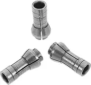 HOMSFOU 3pcs Precision Pneumatic Die Grinder Collet Set Clamping Adapter for Rotary Tools Durable Engraving Chuck for Jewelry Fine