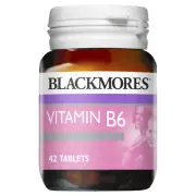 NEW Blackmores Vitamin B6 (42 tabs)