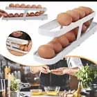 Rolldown Refrigerator Egg Dispenser Auto Rolling Egg Holder 2 Tier 12-14 Eggs QT