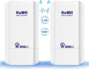 Wireless Bridge Outdoor 300 Mbps,2.4G Access Point WiFi Bridge 1KM Long Ra