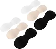 [CATIEBYE] 6 Pairs Bra Cup Padding Inserts Sports Bra Replacement Swim Bra Pads Removable Chest Cushion for Sports Summer Supplies