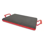 QLT Kneeler Board, 19 in x 13-1/2 in Black Foam Pad on Polypropylene Tray,