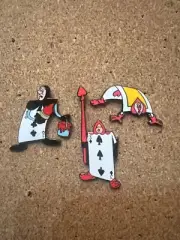 Disney Pin - Old Core Pins Set - Alice in Wonderland Playing Cards - 3 pin set