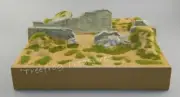 M52A D-Day Foreshore Section with Bunker Sheffield Miniatures Rigid Diorama Base